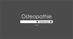Desktop Screenshot of osteopathieterneuzen.nl